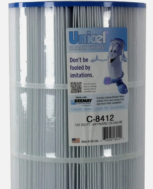Unicel  print Unicel Replacement Filter Cartridge 120 sf CX1200-RE/Waterway Pro Clean | C-8412