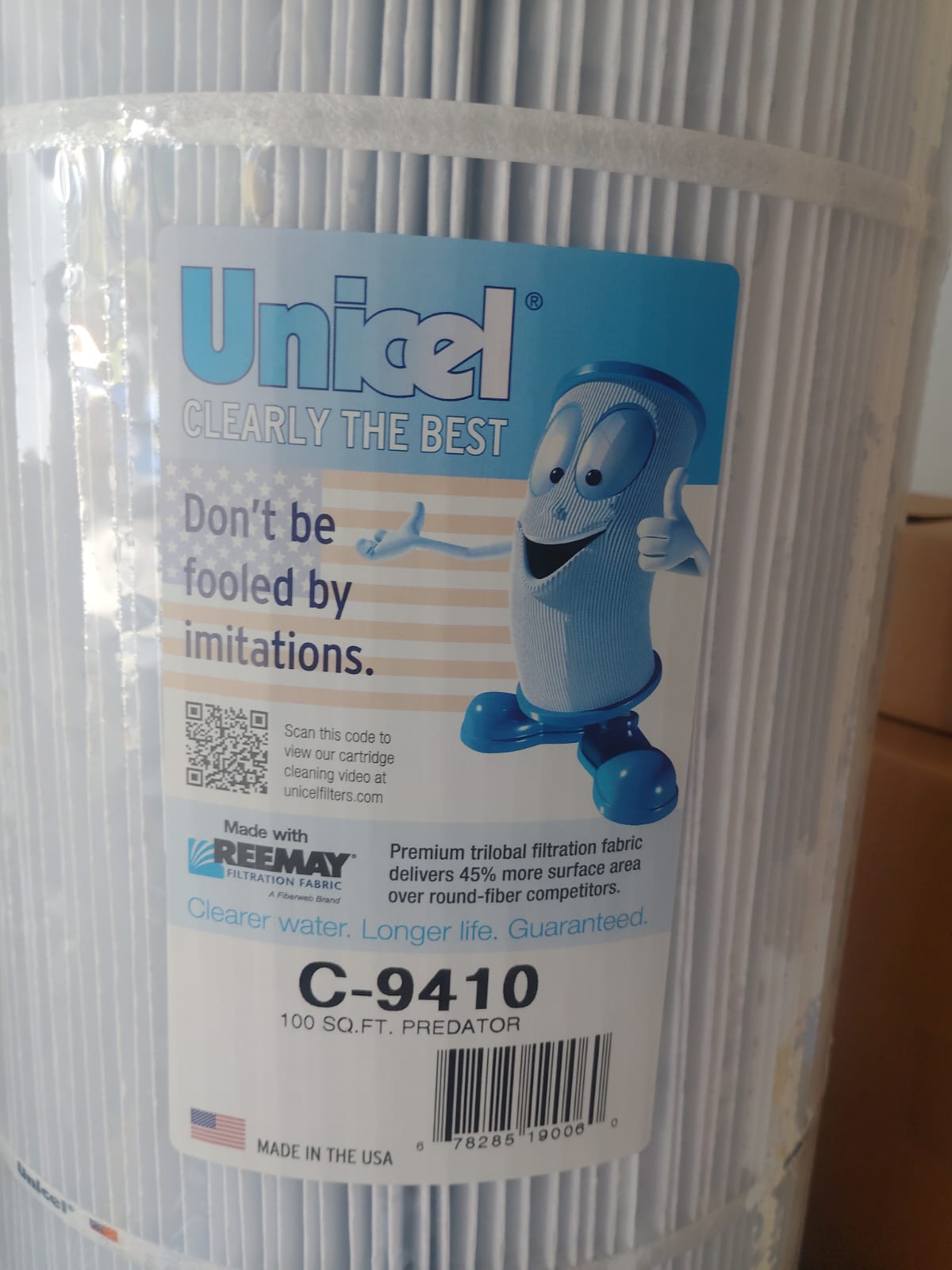 UNICEL 100 SQ. FT. CLEAN AND CLEAR PREDATOR C-9410
