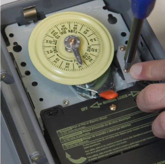 Intermatic T104M 24-Hour DPST Mechanical Time Switch Mechanism, 208–277V